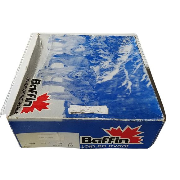 Vintage Baffin Canada Navy Blue Waterproof Winter Boots Size 10 RARE - Picture 9 of 14